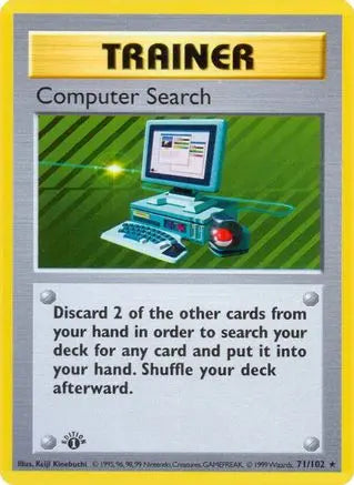 Computer Search (71/102) [Base Set 1st Edition] Pokémon