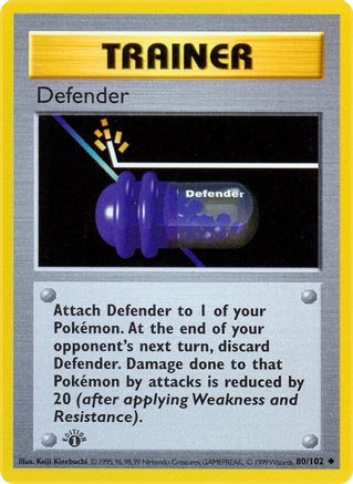 Defender (80/102) [Base Set 1st Edition]