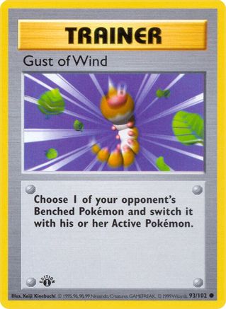Gust of Wind (93/102) [Base Set 1st Edition]