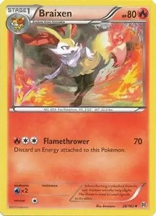 Braixen (26/162) [XY: BREAKthrough] Pokémon