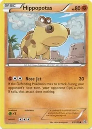 Hippopotas (83/162) [XY: BREAKthrough] Pokémon