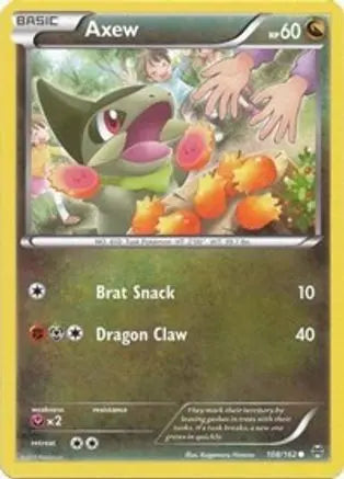 Axew (108/162) [XY: BREAKthrough] Pokémon