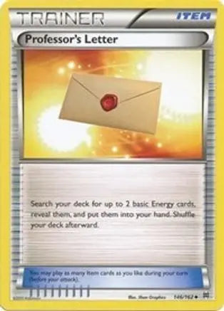 Professor's Letter (146/162) [XY: BREAKthrough] Pokémon