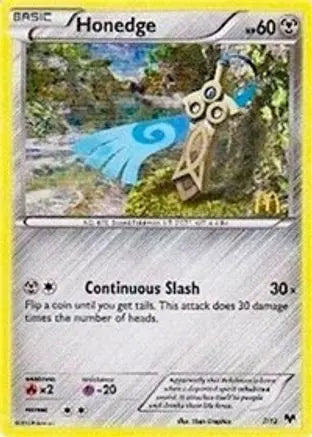 Honedge (7/12) [McDonald's Promos: 2014 Collection] Pokémon