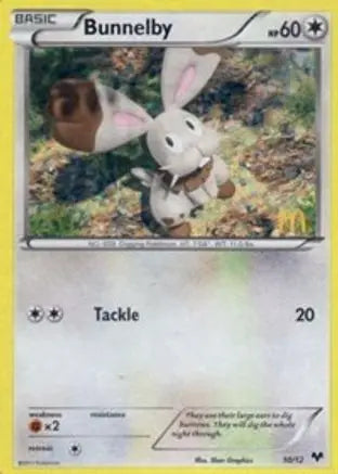 Bunnelby (10/12) [McDonald's Promos: 2014 Collection] Pokémon