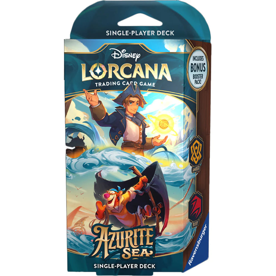 Disney Lorcana - Chapter 6 - Azurite Sea -  STARTER DECK - Amber/Ruby