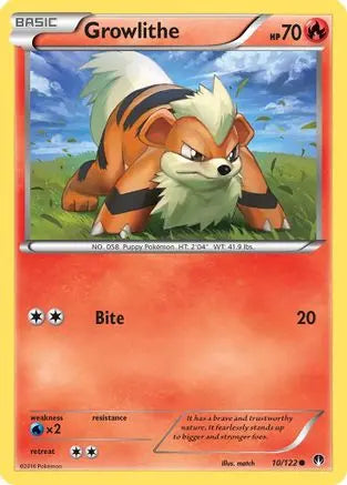 Growlithe (10/122) [XY: BREAKpoint] Pokémon