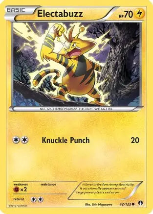 Electabuzz (42/122) [XY: BREAKpoint] Pokémon