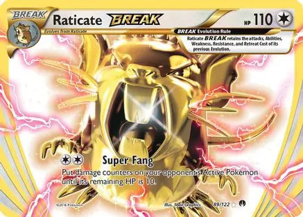 Raticate BREAK (89/122) [XY: BREAKpoint] Pokémon