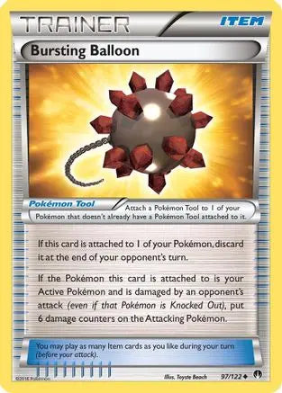 Bursting Balloon (97/122) [XY: BREAKpoint] Pokémon