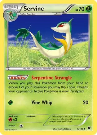 Servine (6/124) [XY: Fates Collide] Pokémon
