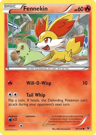 Fennekin (10/124) [XY: Fates Collide] Pokémon