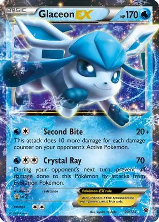 Glaceon EX (20/124) [XY: Fates Collide] Pokémon