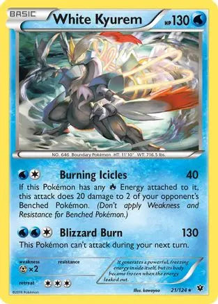 White Kyurem (21/124) [XY: Fates Collide] Pokémon