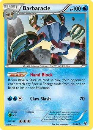 Barbaracle (23/124) [XY: Fates Collide] Pokémon
