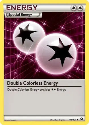 Double Colorless Energy (114/124) [XY: Fates Collide] Pokémon