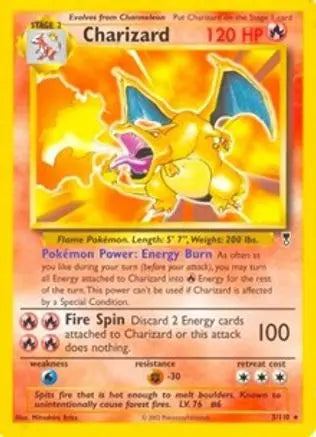 Charizard (3/110) (WotC) (Theme Deck Exclusive) [Legendary Collection] Pokémon