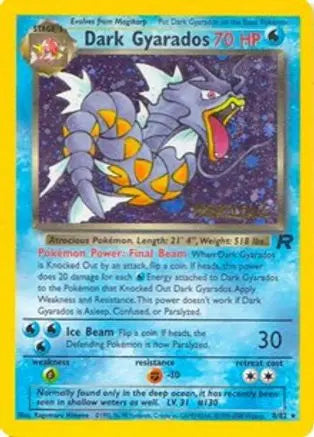 Dark Gyarados (8/82) (Prerelease Promo) [Team Rocket Unlimited] Pokémon