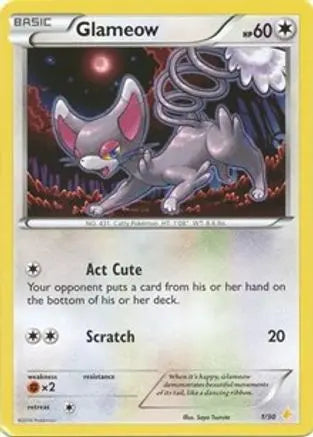 Glameow (1/30) [XY: Trainer Kit - Pikachu Libre & Suicune] Pokémon