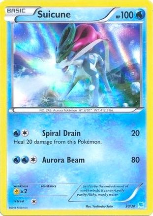 Suicune (30/30) [XY: Trainer Kit - Pikachu Libre & Suicune]