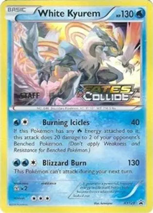 White Kyurem (XY128) (Staff) [XY: Black Star Promos] Pokémon