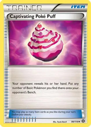 Captivating Poke Puff (99/114) [XY: Steam Siege] Pokémon