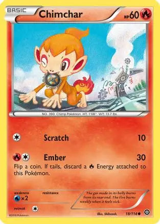 Chimchar (18/114) [XY: Steam Siege] Pokémon