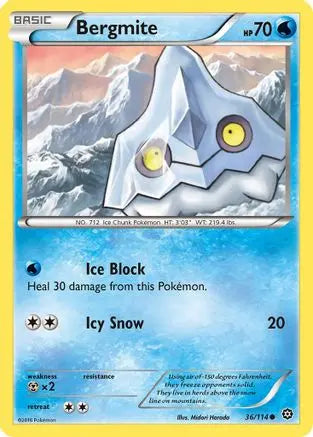 Bergmite (36/114) [XY: Steam Siege] Pokémon