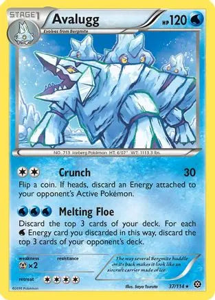 Avalugg (37/114) [XY: Steam Siege] Pokémon