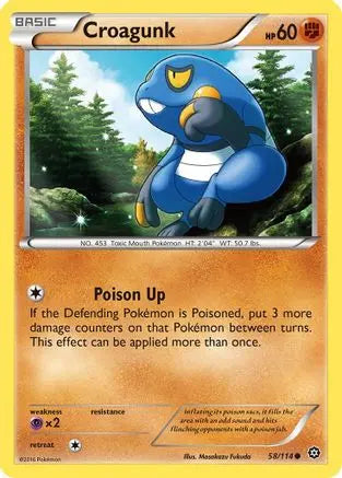 Croagunk (58/114) [XY: Steam Siege] Pokémon