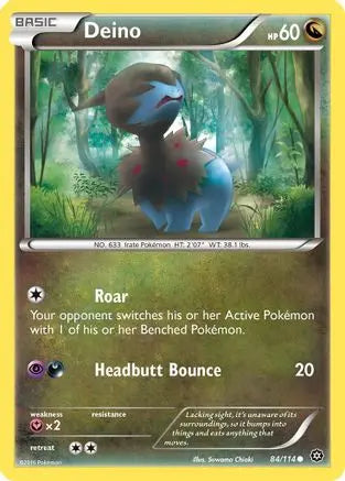Deino (84/114) [XY: Steam Siege] Pokémon