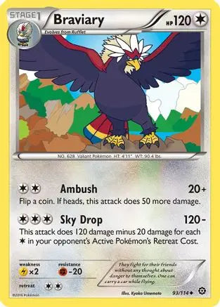 Braviary (93/114) [XY: Steam Siege] Pokémon