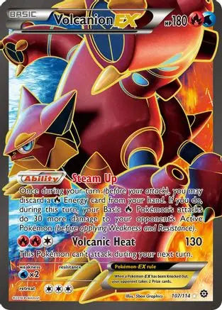 Volcanion EX (107/114) [XY: Steam Siege] Pokémon