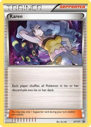 Karen (XY177) [XY: Black Star Promos] Pokémon