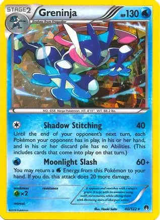 Greninja (40/122) (Theme Deck Exclusive) [XY: BREAKpoint] Pokémon