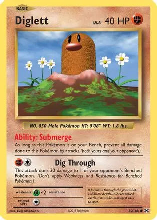 Diglett (55/108) [XY: Evolutions] Pokémon