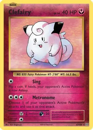 Clefairy (63/108) [XY: Evolutions] Pokémon