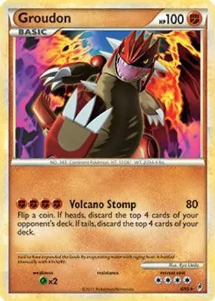 Groudon (6/95) (Theme Deck Exclusive) [HeartGold & SoulSilver: Call of Legends] Pokémon