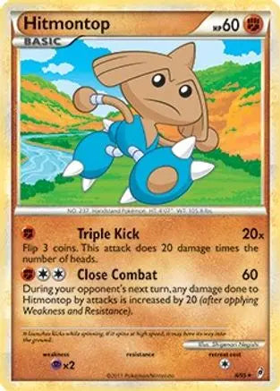 Hitmontop (8/95) (Theme Deck Exclusive) [HeartGold & SoulSilver: Call of Legends] Pokémon