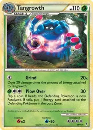 Tangrowth (34/95) (Theme Deck Exclusive) [HeartGold & SoulSilver: Call of Legends] Pokémon