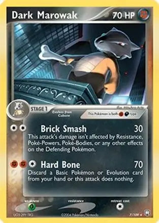 Dark Marowak (7/109) (Theme Deck Exclusive) [EX: Team Rocket Returns] Pokémon