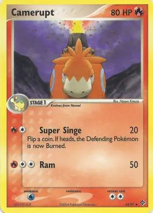 Camerupt (24/97) [EX: Battle Stadium] Pokémon
