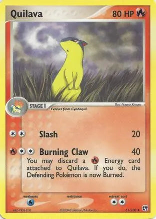Quilava (51/100) [EX: Battle Stadium] Pokémon