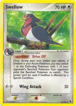 Swellow (46/109) [EX: Battle Stadium] Pokémon