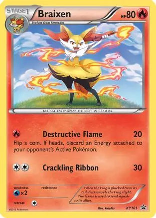 Braixen (XY161) [XY: Black Star Promos] Pokémon