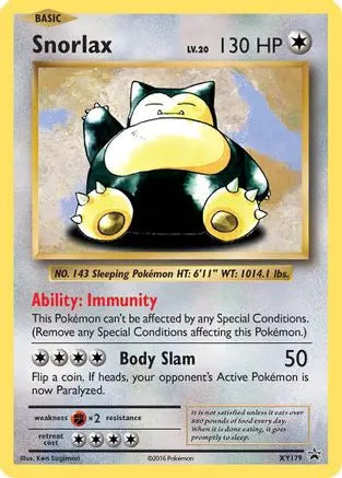 Snorlax (XY179) [XY: Black Star Promos] Pokémon