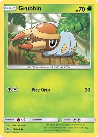 Grubbin (13/149) [Sun & Moon: Base Set] Pokémon