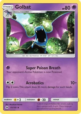 Golbat (55/149) [Sun & Moon: Base Set] Pokémon