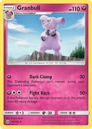 Granbull (91/149) [Sun & Moon: Base Set] Pokémon