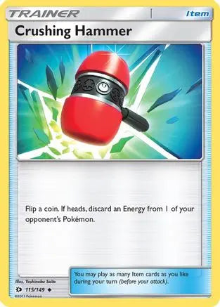 Crushing Hammer (115/149) [Sun & Moon: Base Set] Pokémon